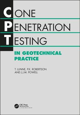 Cone geotechnical penetration test necessary Cone geotechnical penetration test